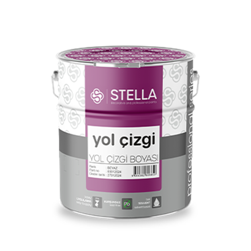 STELLA YOL ÇİZGİ BOYASI KIRMIZI 3 LT